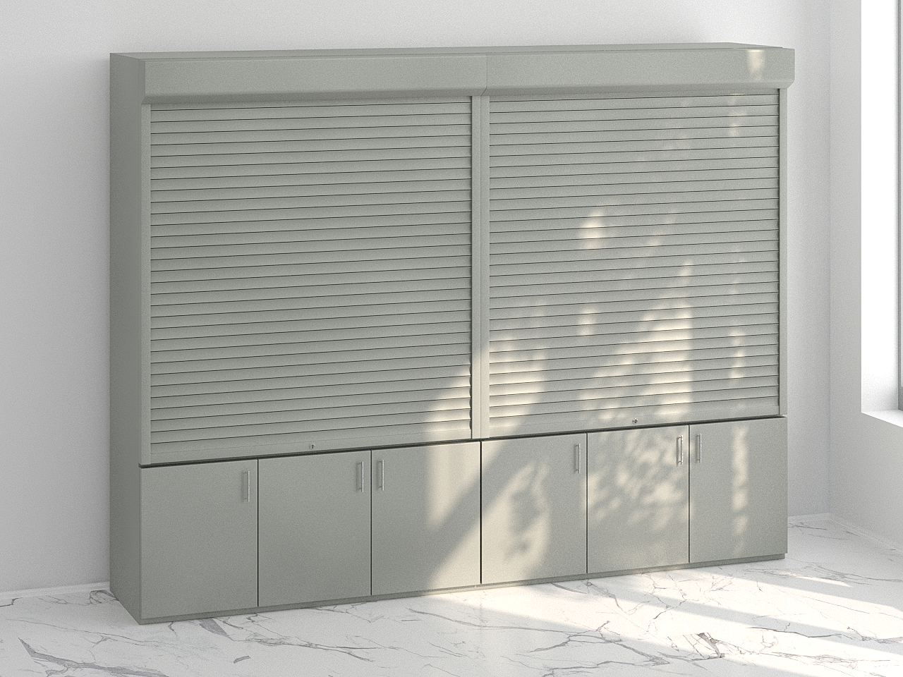 Роллеты на мебель Alutech серии Prestige 1000x1900
