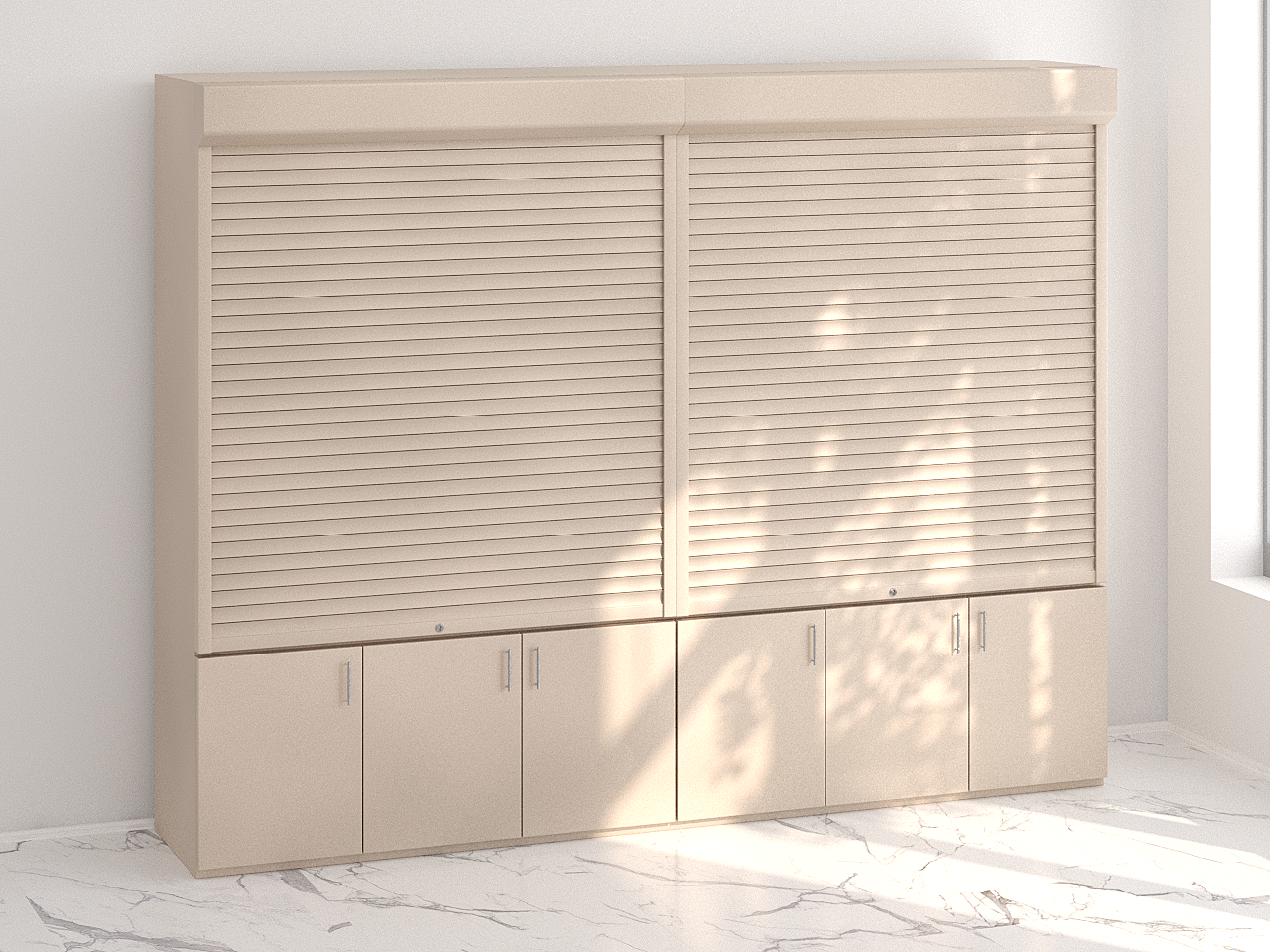 Роллеты на мебель Alutech серии Prestige 800x1000