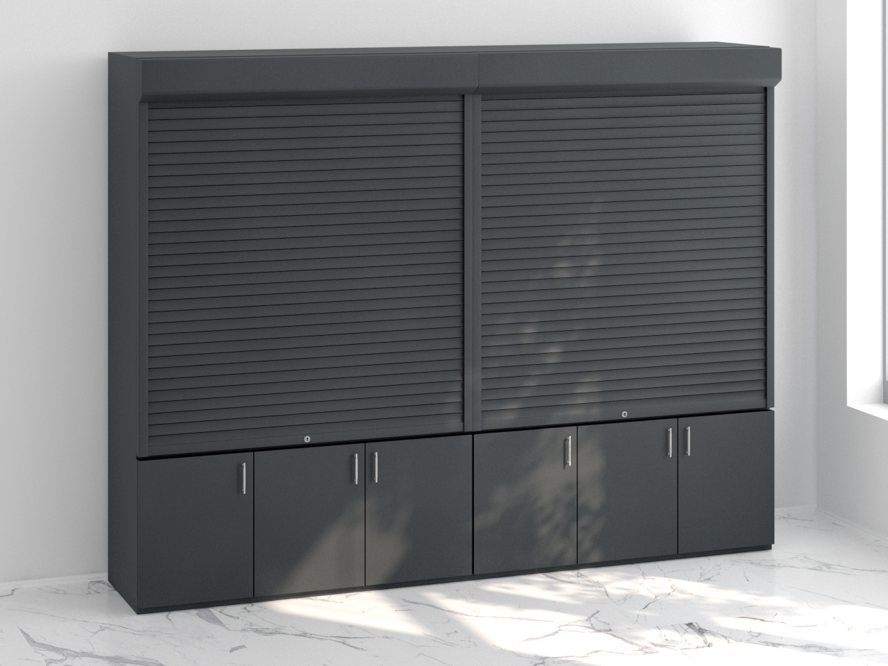 Роллеты на мебель Alutech серии Prestige 900x1500
