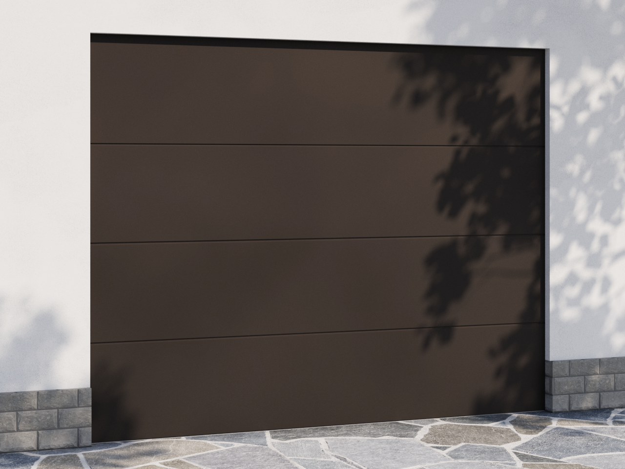 Ворота подъемные для гаража Alutech Prestige 2500×2250 мм